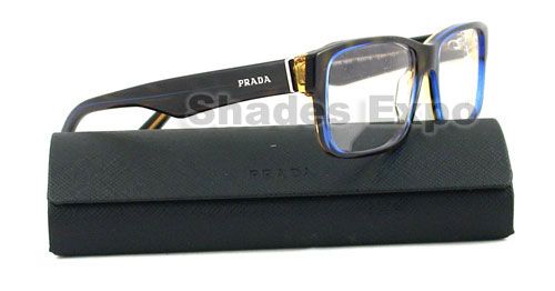 NEW PRADA EYEGLASSES VPR 16M HAVANA ZXH 101 VPR16M 55MM  