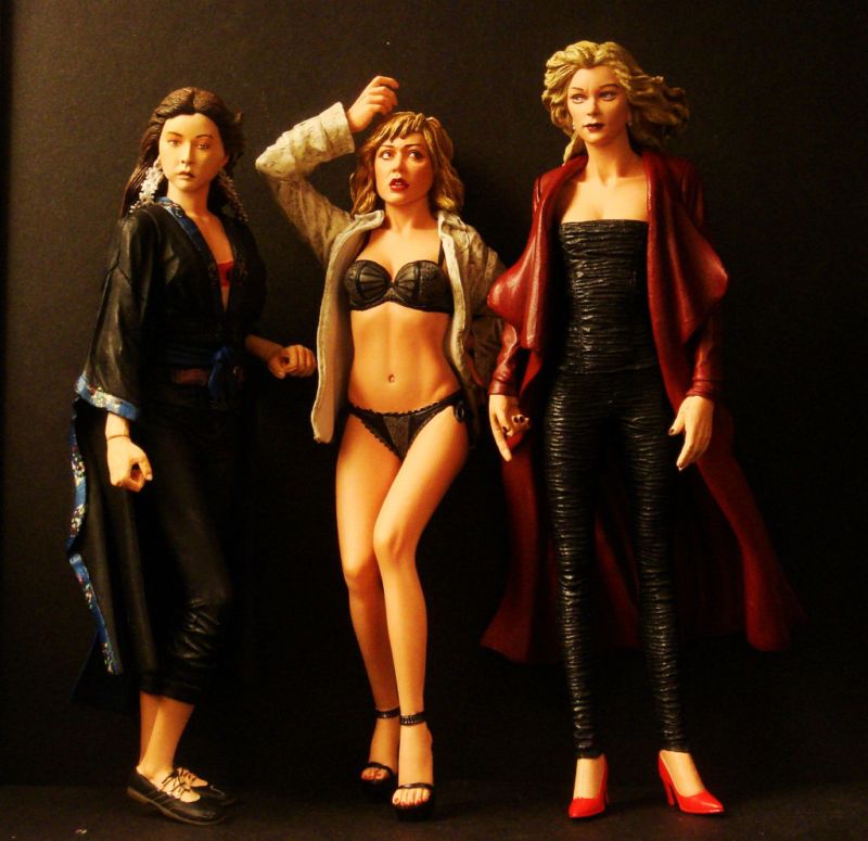 NECA GIRLS of SIN CITY FRANK MILLER MIHO SHELLIE GOLDIE  