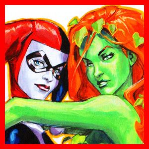 STEPHANE ROUX Supergirl WONDER WOMAN Batgirl MAGIK Poison Ivy 2008 
