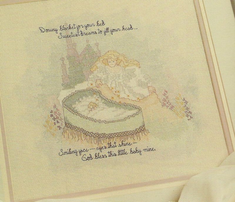 BABY Cross Stitch Pattern Leaflet SWEETEST DREAMS Leisure Arts  