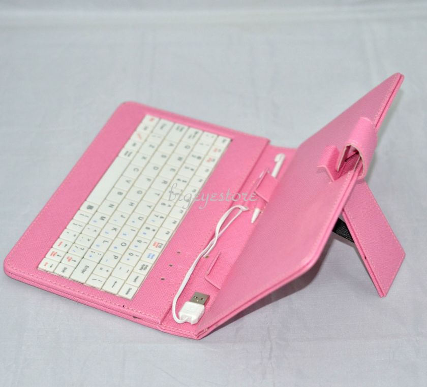   USB Keyboard For 8 Coby Kyros MID8120/MID8125/MID8127/MID8024 Tablet