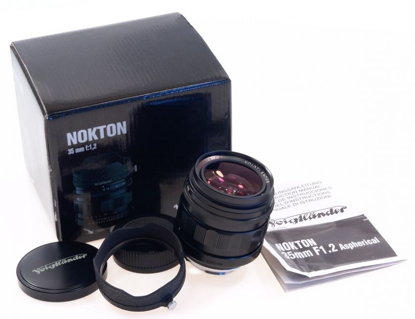 VOIGTLANDER NOKTON 1.2/35mm ASPH. SUPER FAST ASPHERICAL MINT LEICA M 