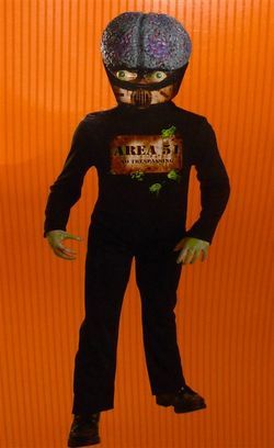 kids AREA 51 COSTUME space man ALIEN 6 8 free ship  