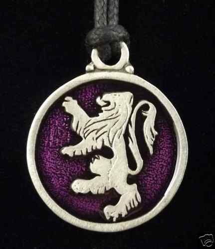 Lion Jewelry Rampant Lion Pendant SCA LARP 0617.14  
