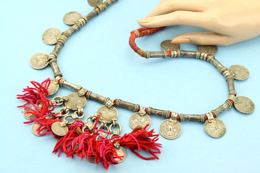 Tribal BANJARA RAJASTHAN Necklace BellyDance 800g9  