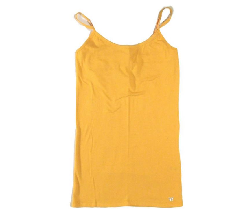 NWT AEROPOSTALE GOLD GOLDEN SOLID BASIC CAMI SIZE M MED  