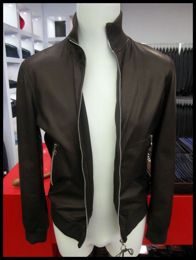 Seraphin Bluson Jacket NP 2390€    braun    Gr. 54    Handschuhleder 