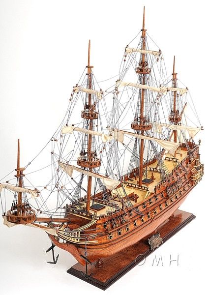 Dutch Zeven Provincien Wood Display Model Ship 36 Boat  