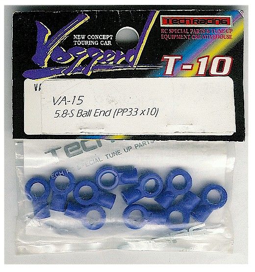 VINTAGE RC CAR TECH RACING Voggerd T 10 BLUE BALL ENDS  