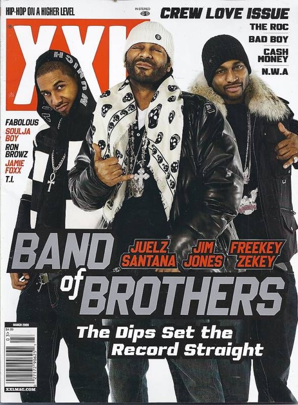 XXL MAGAZINE JUELZ SANTANA JIM JONES FREEKEY ZEKEY NWA  