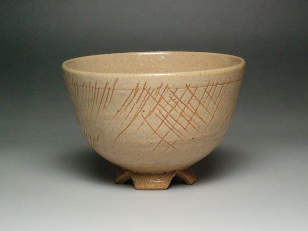 Japan Tea Bowl KINKAI NEKOKAKITE CHAWAN Michio Yasuda  