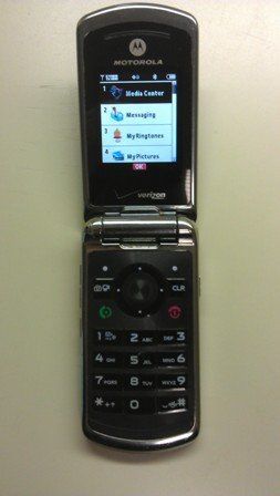 MOTOROLA W755 VCAST  VERIZON CAMERA CELL PHONE BLACK 723755832565 