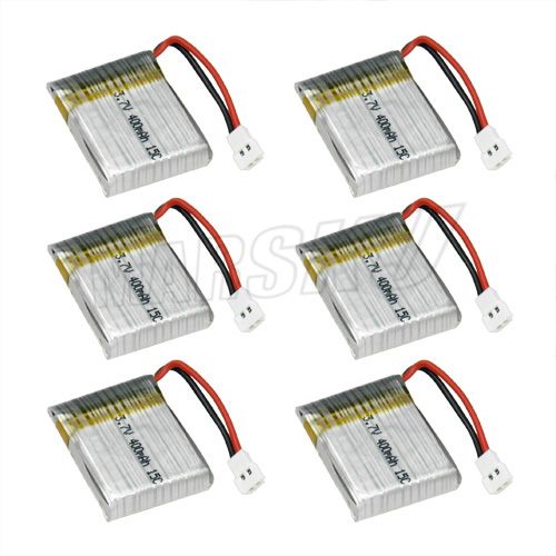 6x 3.7V 400mAh 10C RC lipo Battery For Walkera 4#3B 748  