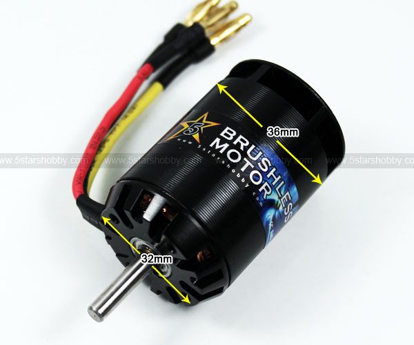 KV1600 brushless motor + 60A ESC for Trex 500  