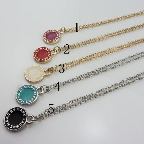 2012 New Marc By Marc²Jacobs²LOGO Round Card Necklaces  