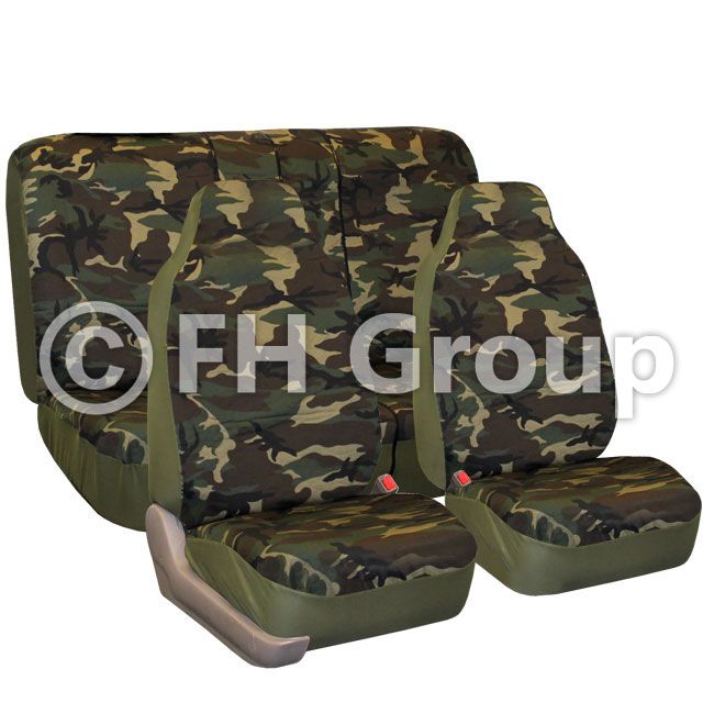 Camouflage Seat Covers for Jeep Wrangler 1988   2006  