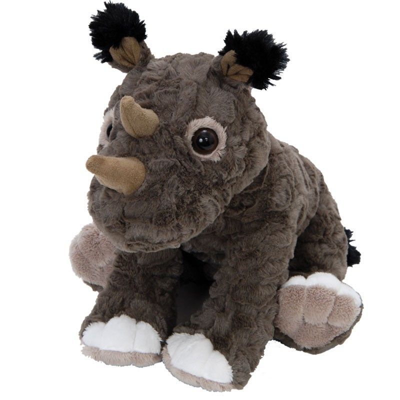 NEW PETTING ZOO 12 WILD ONEZ RHINO RHINOCEROS PLUSH  