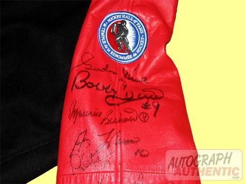 Autographed Molson HHOF Jacket 29 Autographs RARE  