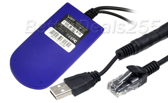 New 3M Wireless WiFi Dongle Bridge For Dreambox Xbox PS3 11G Blue 