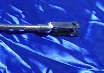 EMERGENCY BRAKE ROD 1955 59 CHEVY TRUCK POL STAINLESS  