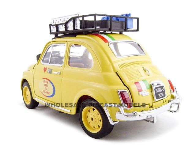 FIAT 500 BARI TO PECHINO RALLY 116 DIECAST MODEL CAR  