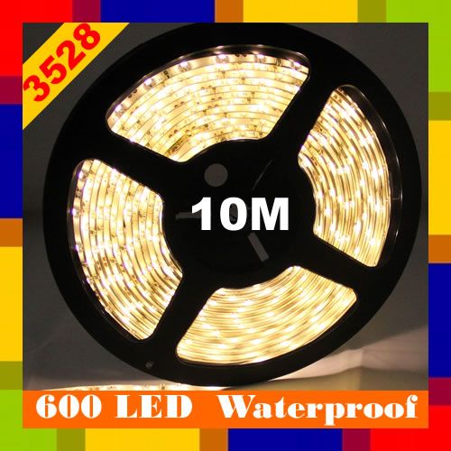 5M SMD 5050 Waterproof Bright Car 300LED Strip Light RGB 12V Free 