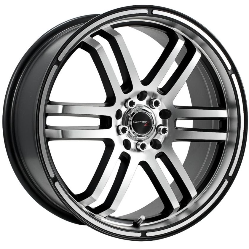 Drifz 207 Machine Black 17x7.5 2006 2011 Chevy HHR 17  