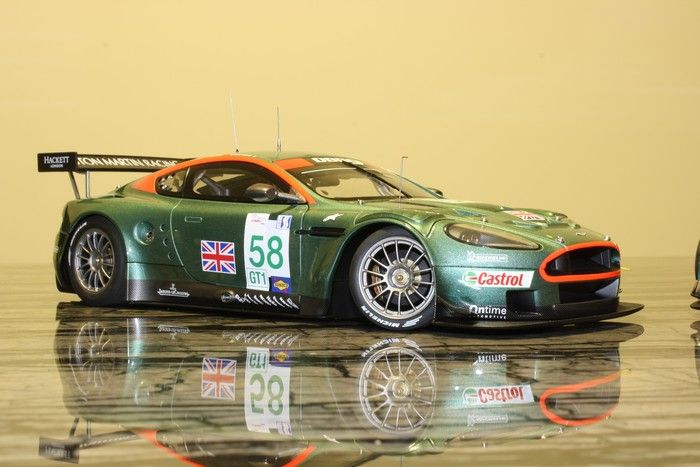 18 Scale AUTOART ASTON MARTIN DBR9 SEBRING 2005 DIECAST #58  