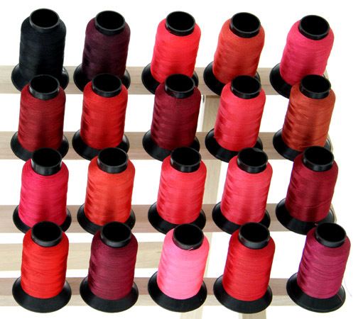 20 Spools RED Embroidery Machine Thread FREE SHIP  