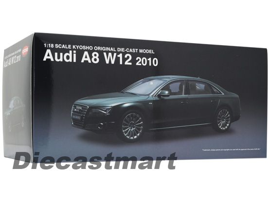 KYOSHO 118 2010 2011 2012 AUDI A8 W12 (D4) NEW DIECAST MODEL OOLONG 