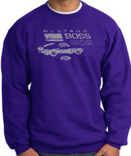 Ford Mustang Boss 302 DISTRESSED Classic Sweatshirt  