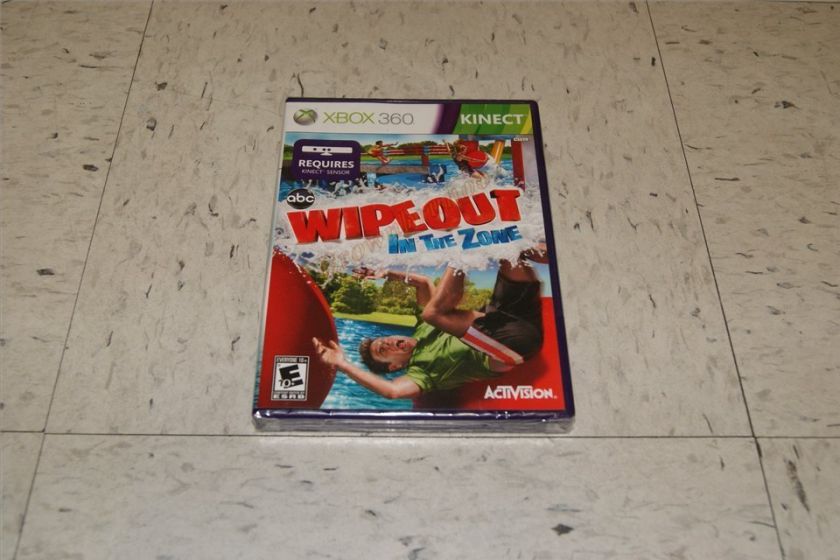 ABC Wipeout In the Zone Xbox 360 KINECT Game NEW SEALED  