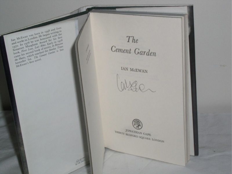 IAN McEWAN The Cement Garden 1st 1978 HCDJ  *SIGNED*    