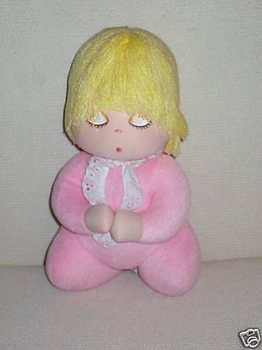 NEW PRAYING DOLL IN PINK 1982 BY AMTOY INC. BRAND NEW  