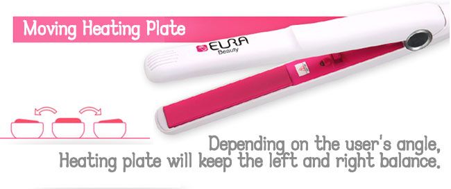 Elra Professional Ceramic HAIR STRAIGHTNER FLAT IRON  