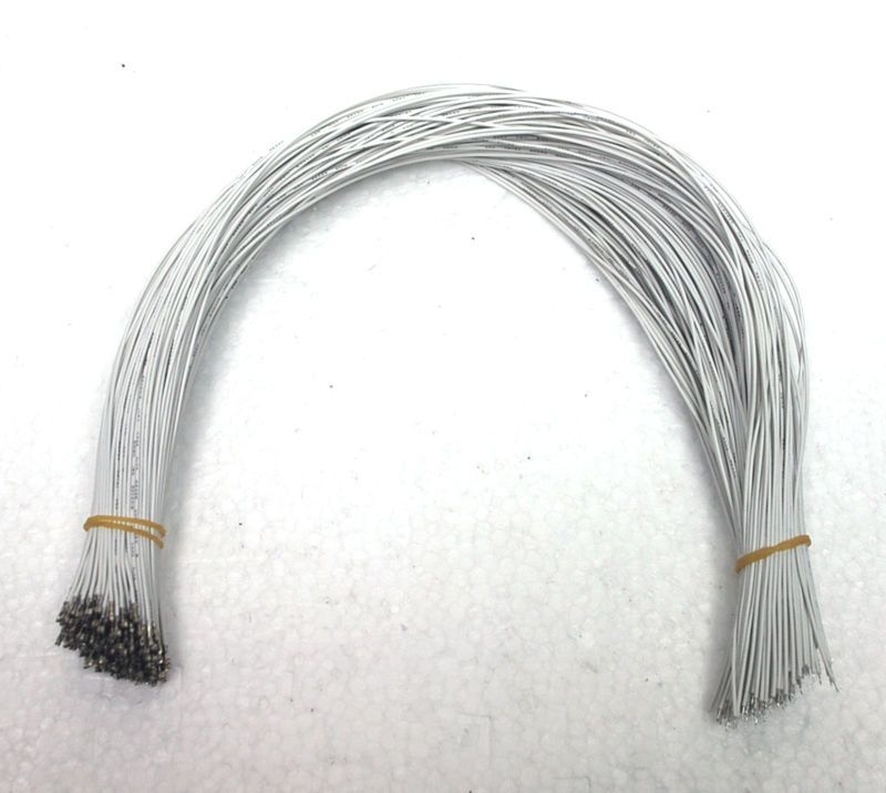 20pcs PH Connector Wire White 26AWG UL CSA RoHS L=45cm  