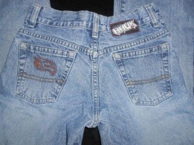 BOYS SIZE 8 TONY HAWK SKATER MEDIUM WASH DEMIM JEANS  