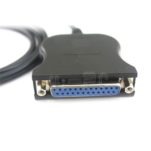 USB TO 25 PIN FEMALE PARALLEL PRINTER ADAPTER CABLE PC  