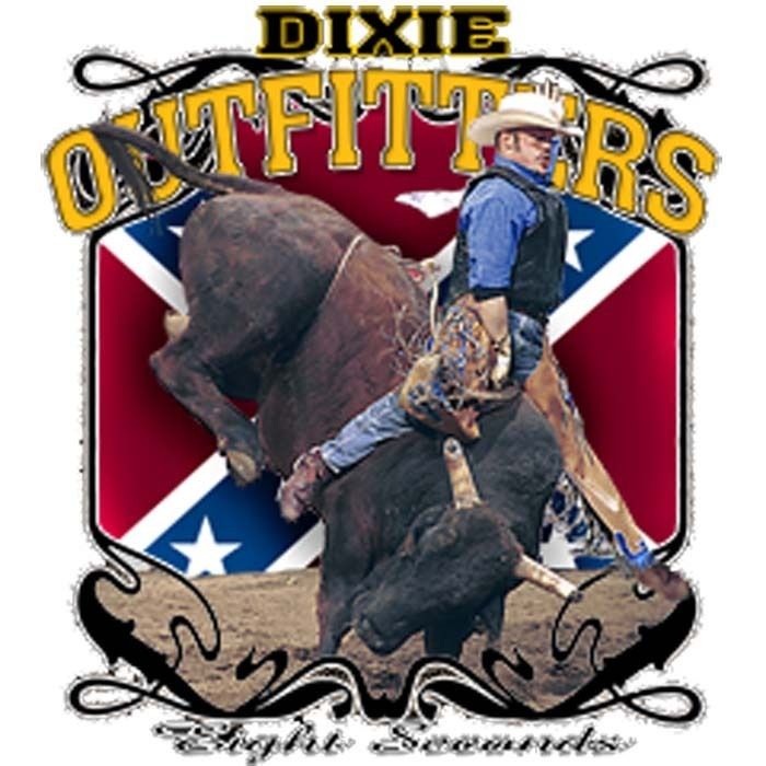 Dixe Rebel Horse Rodeo  BULL RIDING 8 SECONDS   