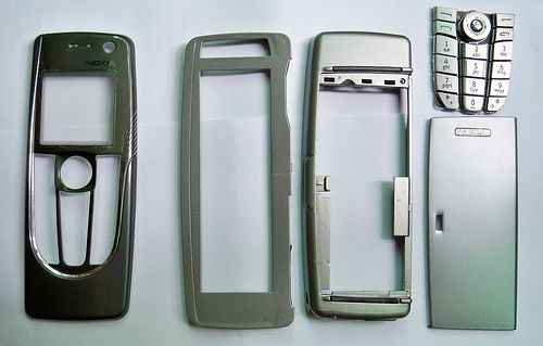 Fascia Housing facia case cover nokia 9300i 9300 grey  