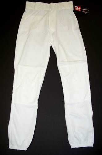 Wilson A4114 White Adult Baseball Pant  