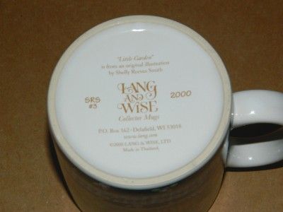 2000 Lang & Wise LITTLE GARDEN Shelly Reeves Smith Coffee Mug  