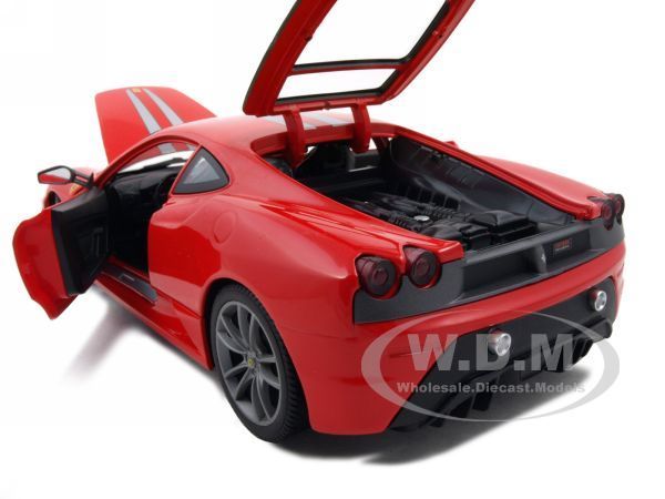   car model of Ferrari 430 Scuderia Red die cast car by Hotwheels