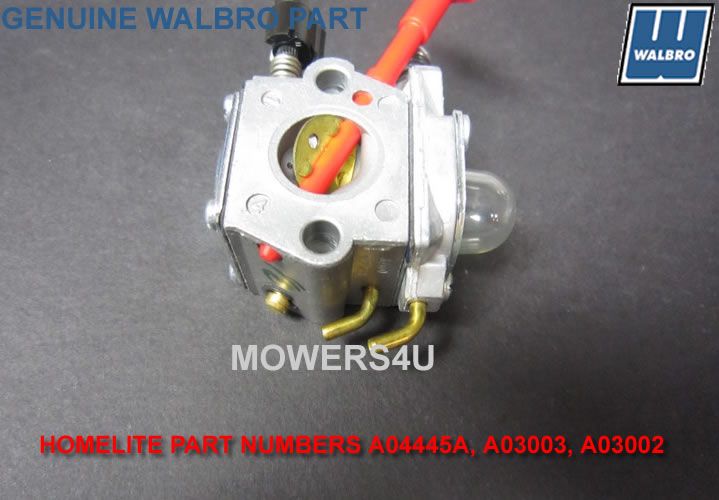 NEW WALBRO WT 458 CARBURETOR FOR HOMELITE TRIMMERS  