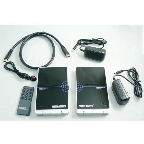 WHDI Wireless 5GHz HDMI Extender Transmitter/Receiver Kits HD TV PC 