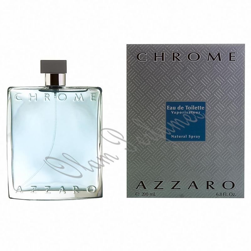 Chrome by Azzaro For Men Edt Spray 3.4oz 100ml + Free Sample + Low 