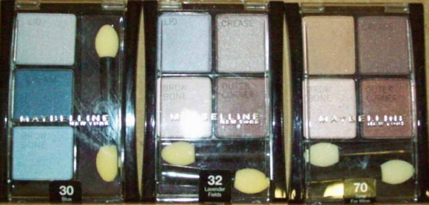 Maybelline Expert Wear Trio & Quad Eyeshadows  