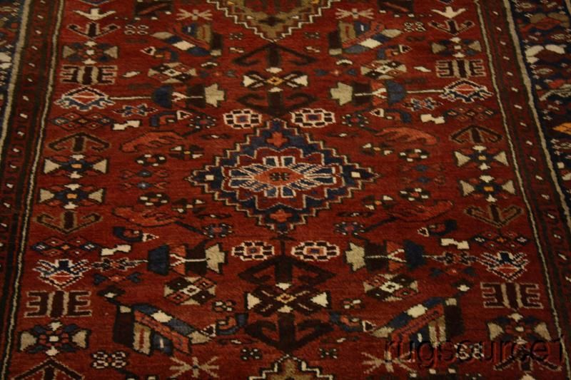 OVERSIZED TRIBAL RUNNER 4X13 SHIRAZ PERSIAN ORIENTAL AREA RUG  FREE 