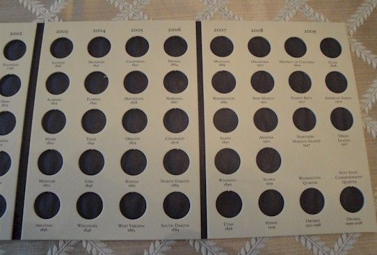 50 State Quarters Album with Territories Coin Holder  