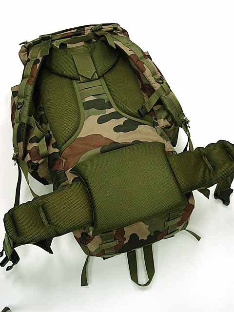 65L Combat Rucksack Camping Backpack Bag Camo Woodland  